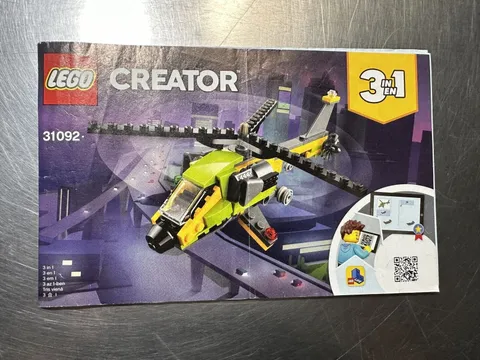 2019 LEGO Creator 31092 Manual Booklet Only  Used Condition
