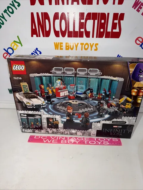 Lego Marvel 76216 Iron Man Armory: The Infinity Saga.  New & Factory Sealed
