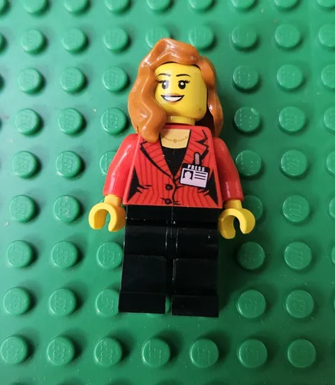 Lego Press Woman / Reporter 75912 Speed Champions Minifigure
