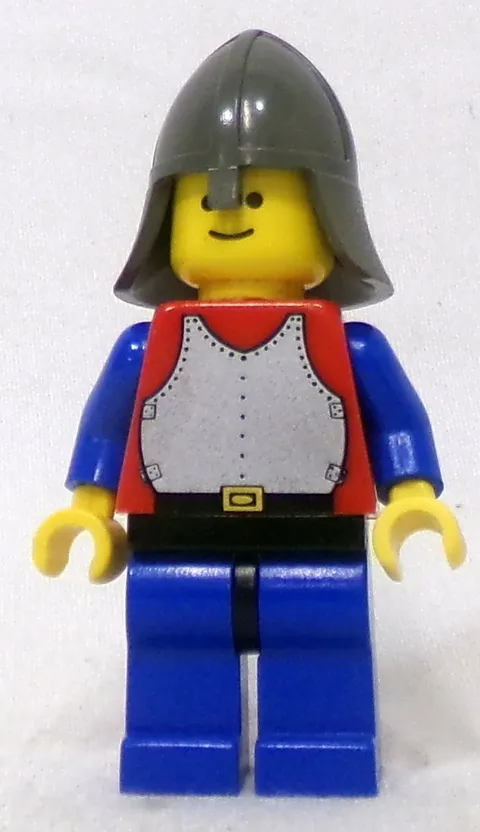 LEGO Castle 6103 cas199 Red Breastplate Knight 1988 Minifigure