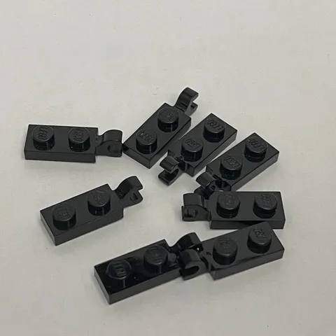 Lego 63868 Black Replacement Parts Pieces Lot of 8
