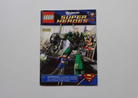 LEGO® DC Super Heroes 6862 Superman™ vs. Power Armor Lex Instruction Manual Only