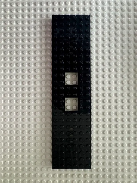 LEGO Train Base 6 x 24 with 2 Square Cutouts and 3 Round Holes Each End 92340