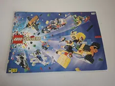 Vintage Lego System Ideas Book 697 - Pirates Castle MTron etc with stickers 1997