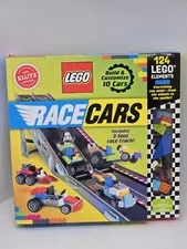New LEGO Klutz Race Cars building kit includes 124 LEGO elements and a...