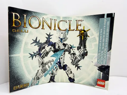 Lego BIONICLE Glatorian Legends Gelu Instructions 8988