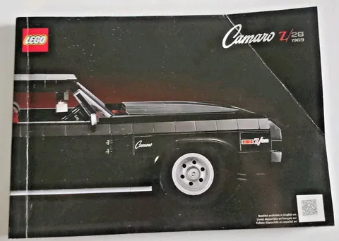 LEGO® Icons 10304 Chevrolet Camaro Z28 Instruction Manual Only