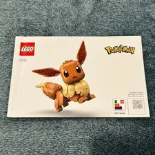 LEGO Pokémon Eevee 72151 Illustrated Instruction Manual Booklet EN/FR/ES