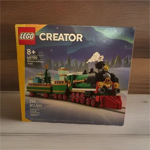 LEGO Creator 40700 Winter Holiday Train Complete Set, 294 Pieces, Ages 8+