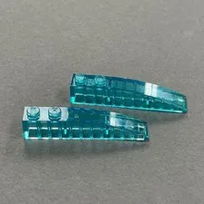 Lego 41762 42022 Transparent Aqua Blue Replacement Add-on Pieces Parts Lot of 2