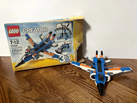 LEGO Creator Thunder Wings 31008 3-in-1 99% complete set w/box