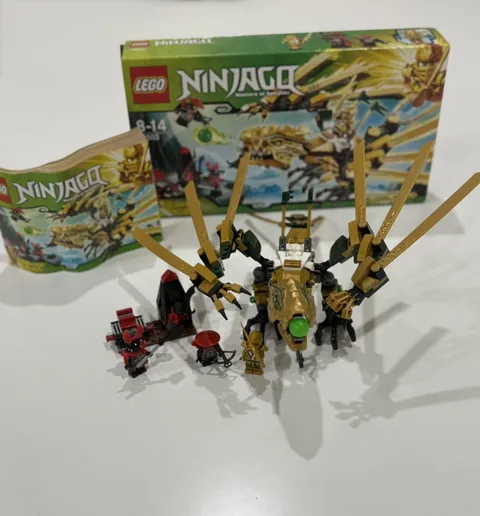 LEGO Ninjago 70503 The Golden Dragon 100% Complete Box Manual 