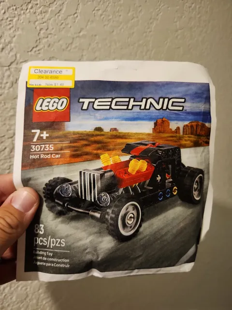 LEGO 30735 Technic Hot Rod Car Paperbag Set | New & Sealed ✅