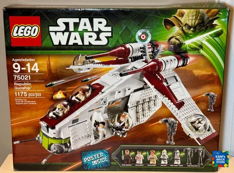 LEGO Star Wars 75021  Republic Gunship  EMPTY BOX ONLY