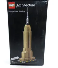 LEGO Architecture 21046 Empire State Building INCOMPLETE AND STARTED