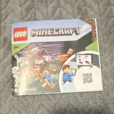 LEGO Minecraft 21102 Micro World Illustrated English Instruction Manual Booklet