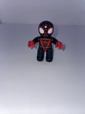 LEGO Duplo figure of Miles Morales, also known as "Spin" from Spidey and His...