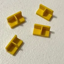Lego 93095 Yellow Replacement Add-on Pieces Parts Lot of 4