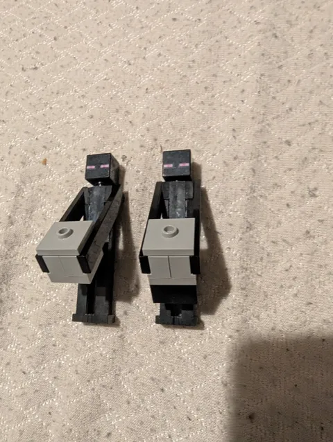 Lego Minecraft Enderman Minifigure lot of 2 min024
