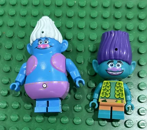 Lego Branch And Biggie Minifigures Trolls World Tour 41255 twt014  twt003