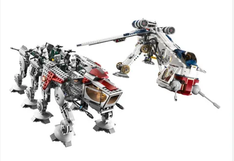 Republic Dropship AT-OT Walker #10195 Alt LEGO Compatible Bricks 1758 PCS