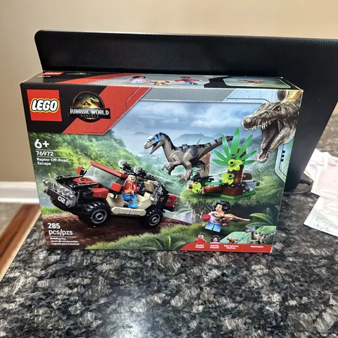 LEGO Jurassic World Raptor Off-Road Escape Dinosaur Toy 76972 🎁Kids Gift