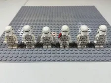 LEGO First Order Snowtrooper Minifigure Lot of 6
