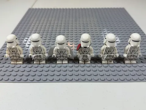 LEGO First Order Snowtrooper Minifigure Lot of 6
