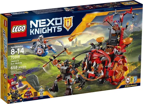 LEGO NEXO KNIGHTS Merlok 2.0 Jestro's Evil Mobile 70316 Building Kits 658 pcs