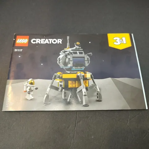 2021 LEGO 31117 Creator 3 in 1 Space Shuttle Adventure instruction manual only