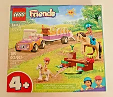 LEGO® Friends Horse & Pony Trailer #42634, 105 PCS Feat Liann & Zoya NEW SEALED1