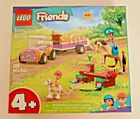 LEGO® Friends Horse & Pony Trailer #42634, 105 PCS Feat Liann & Zoya NEW SEALED1