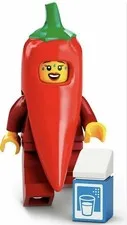 LEGO Chili Pepper Costume Collectible Minifigure Series 22 CMF 71032 *no Milk*