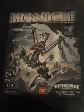 Lego Bionicle  Metru Nui Turaga Dume & Nivawk Vintage Set # 8621 Ages 8 And Up