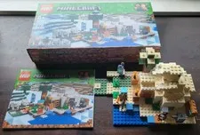 Complete + Box + Instructions Lego Set 21142 Minecraft "The Polar Igloo"