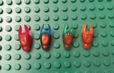 LEGO NINJAGO Time Blades Weapon  70625 70626 70627 - Lot of 4 - Green Red Orange