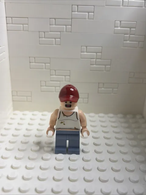 Exclusive LEGO DC SUPER HEROES Farmer Minifigure from Set 76054