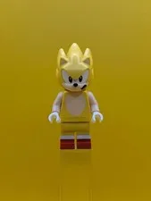 Super Sonic son019 Sonic The Hedgehog Minifigure Lego Minifigure Lego
