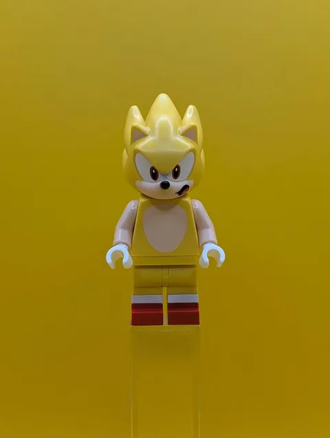 Super Sonic son019 Sonic The Hedgehog Minifigure Lego Minifigure Lego