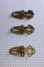3 Bionicle Lego Parts number 47298 Foot Feet Flat Dark Gold Toa Metru style 3 pc