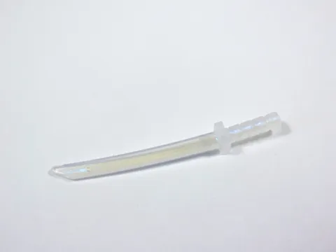 LEGO Ninjago Trans Opal Katana Sword Weapon Minifig S3