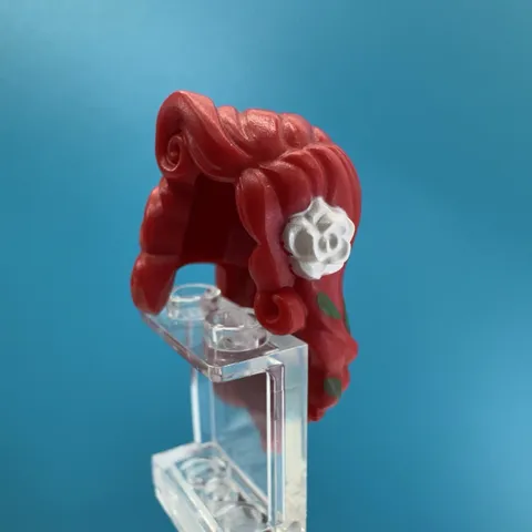 LEGO DC Poison Ivy Red Hair Piece Long Wavy 2017 Batman  70908 SH0327 28139pb01