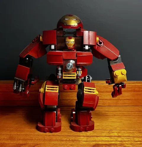 Authentic LEGO Marvel Hulkbuster & Iron Man Minifigure Lot of 2 Free Shipping