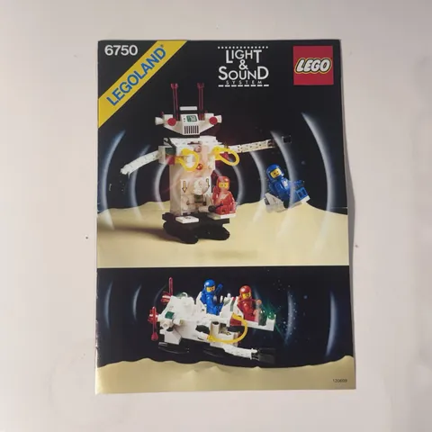 Lego 6750 Sonic Robot Classic Space Vintage Instructions only