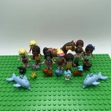 20 Pc Lot Lego Friends Minifigures & Animals Lot 9 Figures 11 Animals