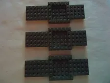 LEGO Part Vehicle Base - Dark Gray - #52037 - Lot of 3