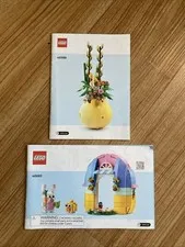 Lego Set Manuals Gifts with Purchase Sets 40682, 40588 Spring Flower Pot Easter