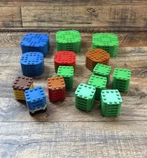 Lego Super Mario Base Plates 3 Sizes Total 75 Pcs. Multi Color (#3)