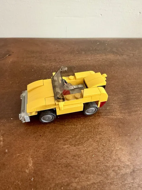 LEGO Creator Bike Shop and Cafe 31026 Yellow Car ONLY