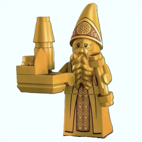 new LEGO The Architect of Harry Potter's Hogwarts School - Minifig Statue